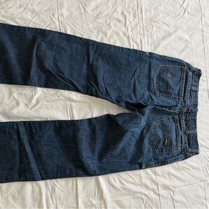 ARIAT Work FR Low Rise M4 Mens 33x32 Blue Boot Cut Jeans Dark Wash